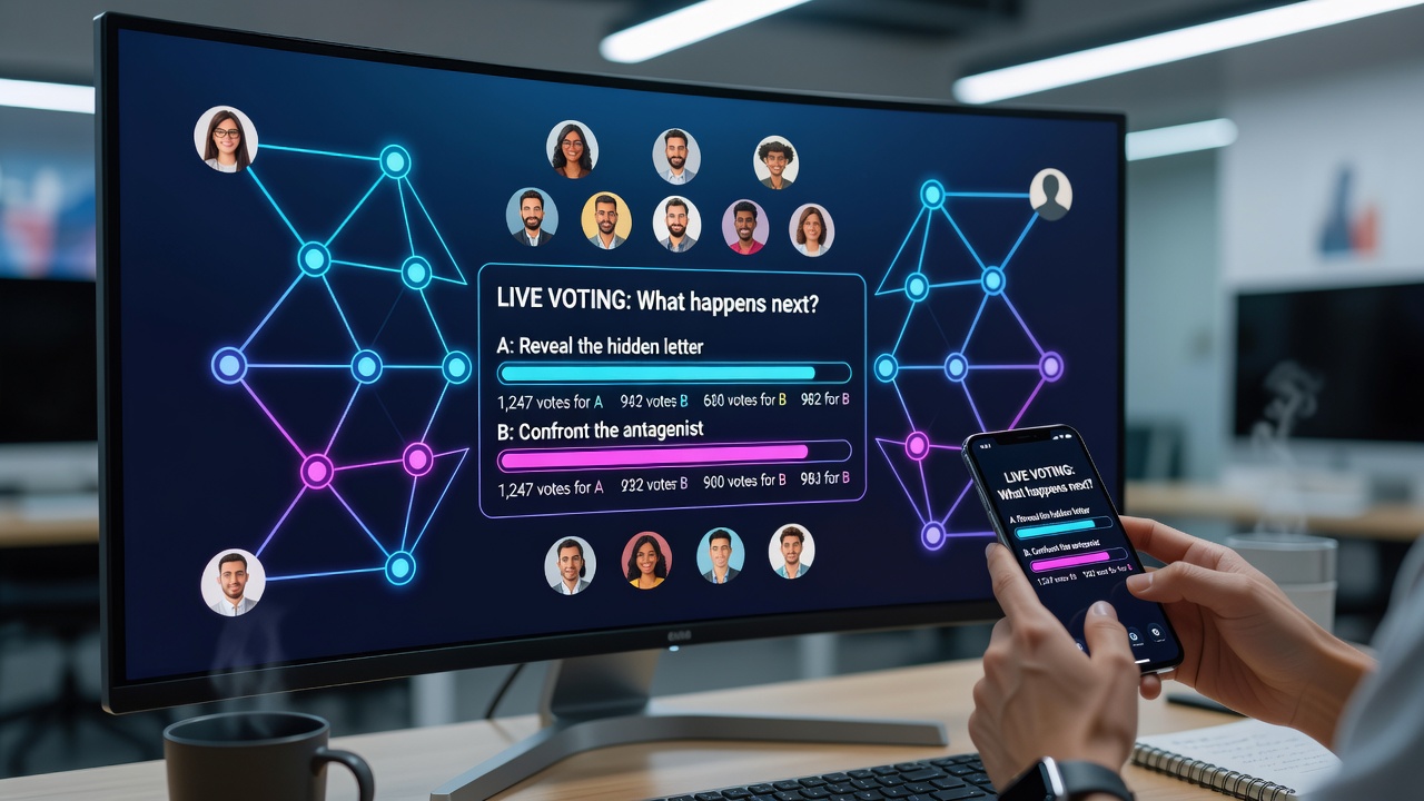 Reader-Driven Plot Evolution Through Live Voting Systems on Mobile Novel Platforms